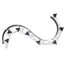 Flexible Curve Template Ruler 37", Wood Curve, Woodworking Profiling Strip, T...