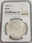 1896-S AU53 Morgan Silver Dollar NGC