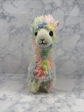 TY BEANIE BABIES 8" LLAMA LOLA RAINBOW STUFFED ANIMAL PLUSH TOY