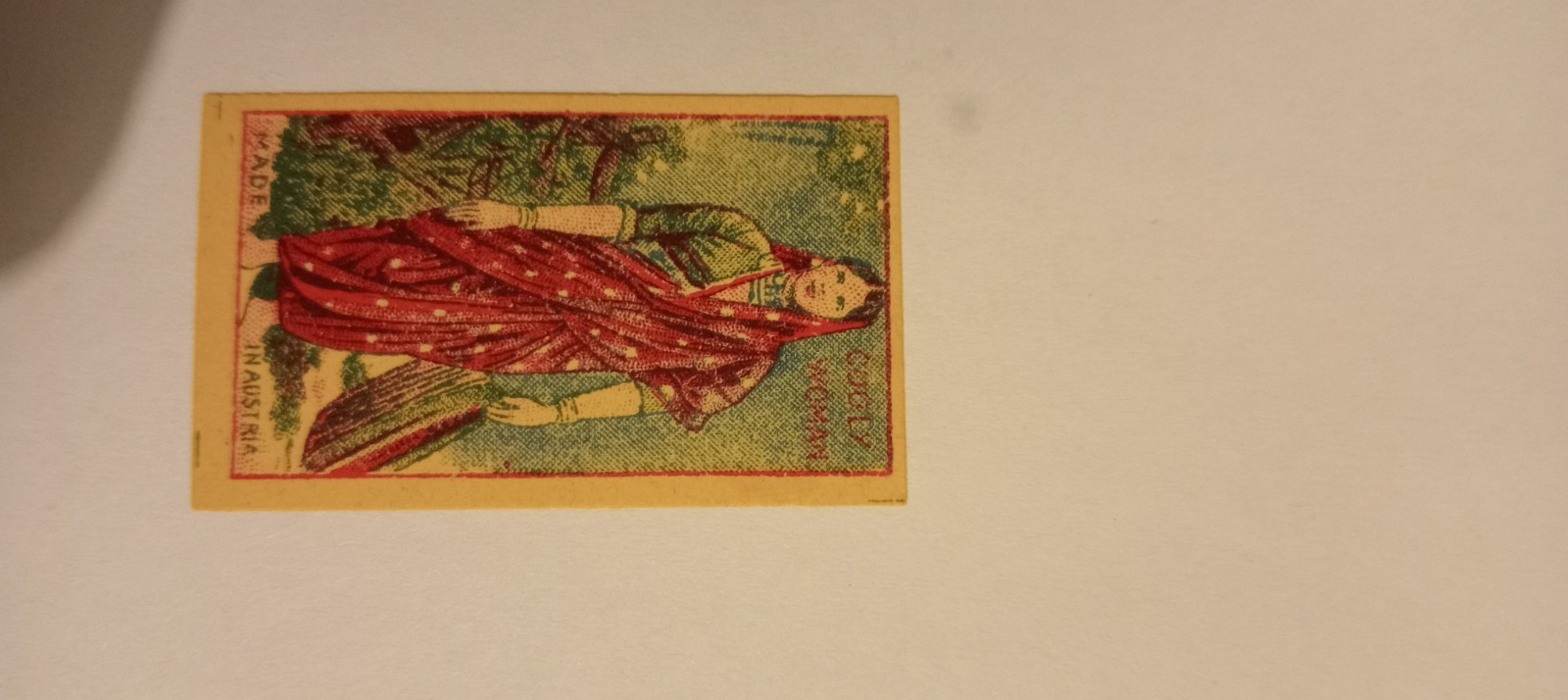 Cudle Austria Streichholzschachtel Etikett Lot 10