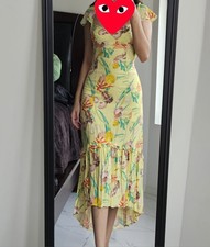 Urban Outfitters Siren Strappy Back Midi Dress Size XS