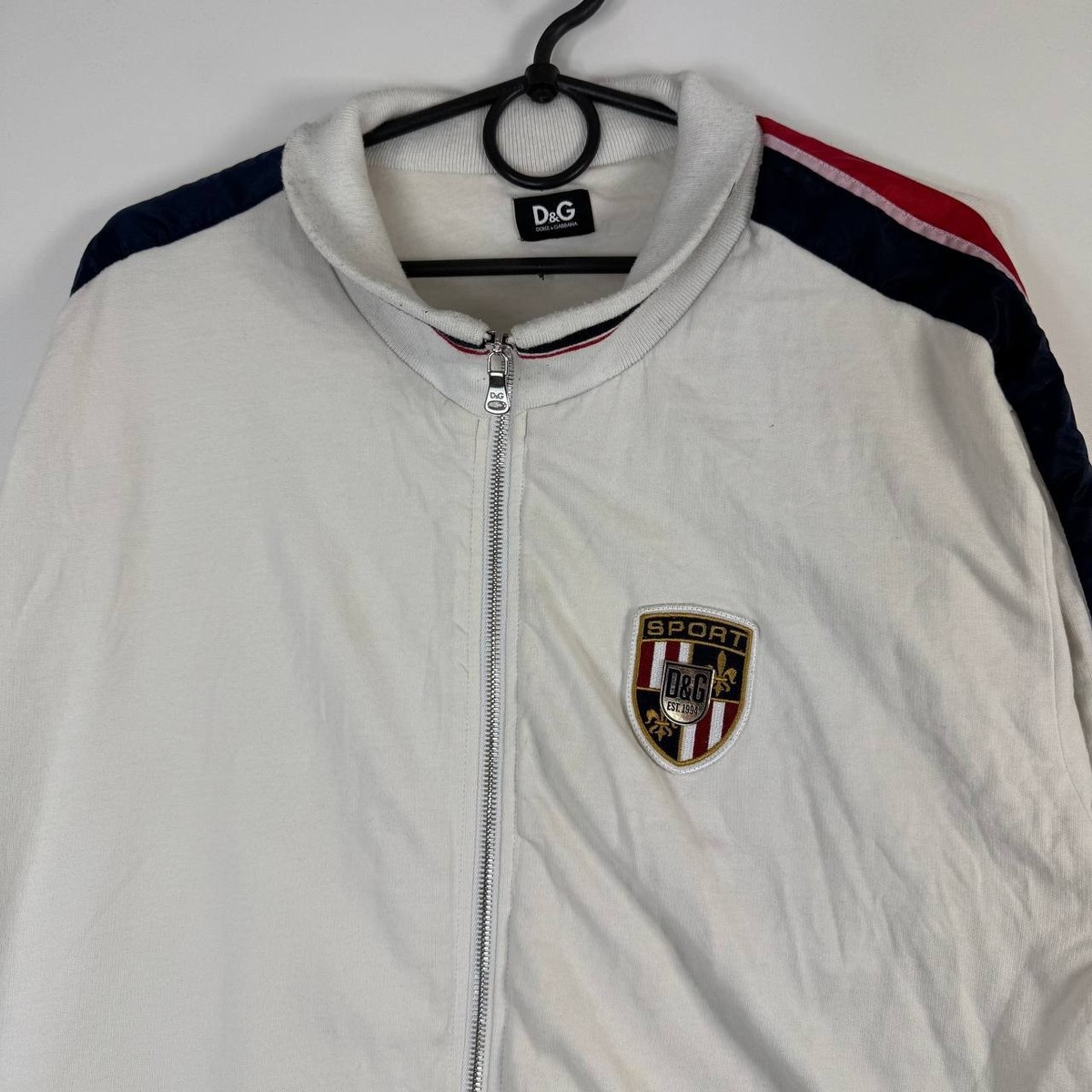 Dolce & Gabbana D&G Sport Track Jacket White Mens M | eBay