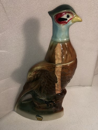 VINTAGE 1960's JIM BEAM PHEASANT WHISKEY DECANTER EMPTY, Original - Picture 9 of 23