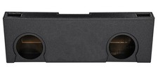 Crew Cab Dual 12" Vented Ported Subwoofer Sub Box Enclosure For 07-13 GMC/Chevy
