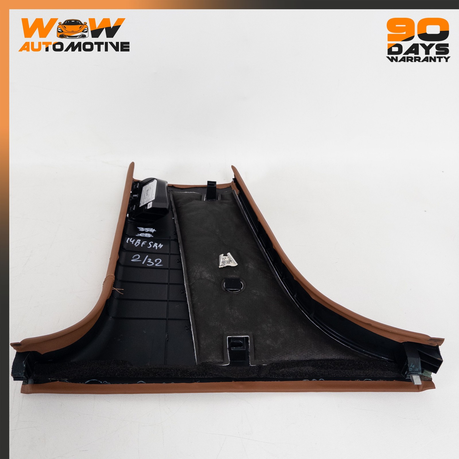 14-19 BENTLEY FLYING SPUR RIGHT LOWER B PILLAR COVER PANEL TRIM AIR VENT OEM