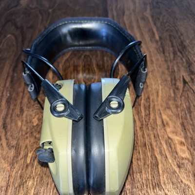 Walkers Razor Slim Electronic Shooting Muffs, OD Green