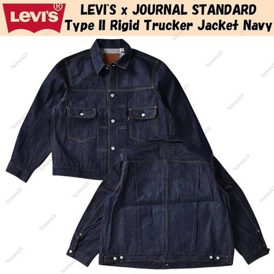 LEVI'S x JOURNAL STANDARD Type II Rigid Trucker Jacket Navy
