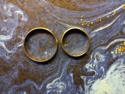  2 DDR vintage Eheringe GOMA GSK  
