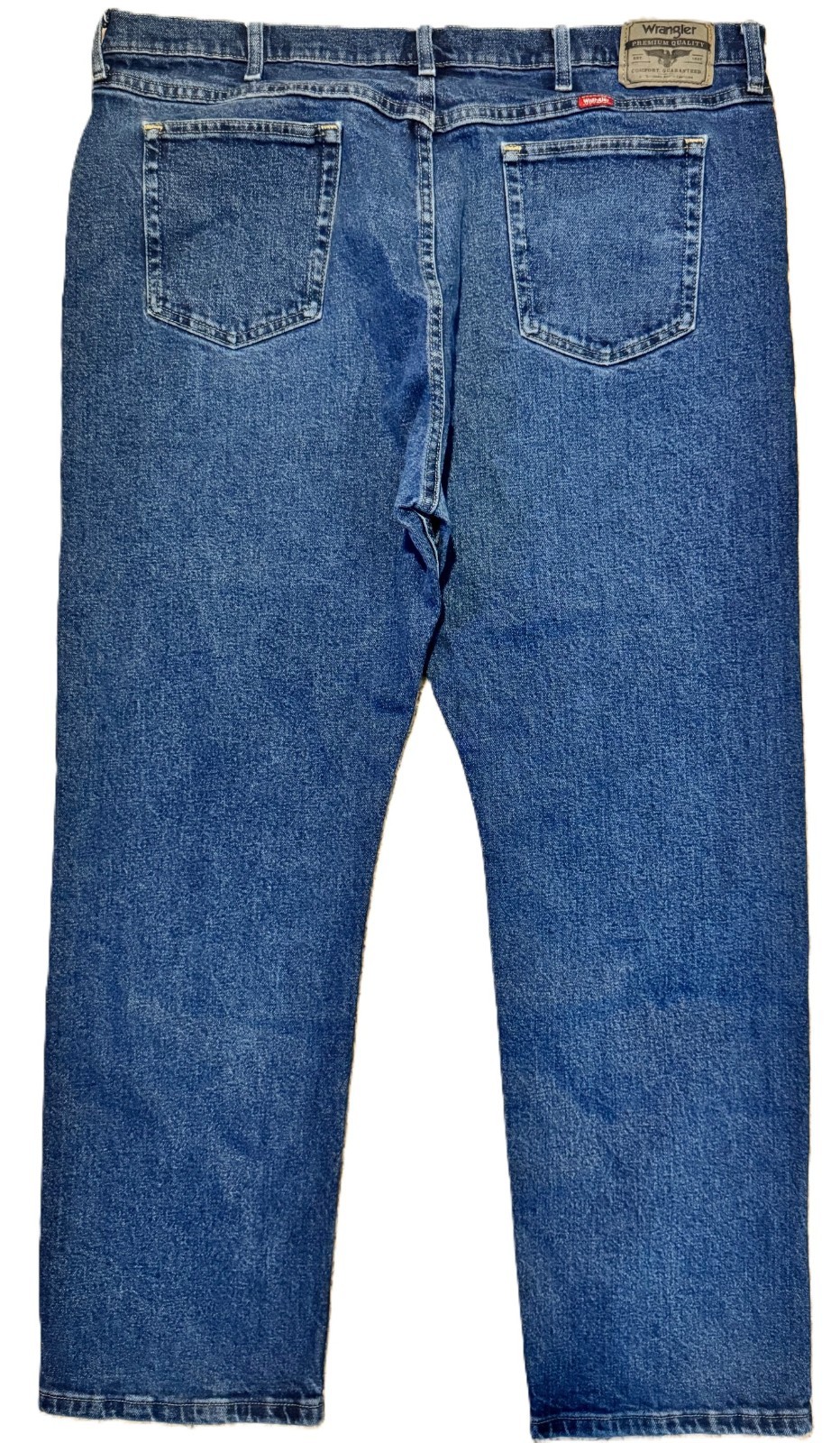 Wrangler Premium Jeans Blue 1096FXVMF Men's Size 42x30 Cotton Denim Comfort Fit thumbnail 4