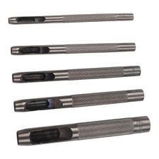 Leather Hole Punch Set 5pcs 3mm 4mm 5mm 6mm 8mm for Gaskets Leather and Vinyl