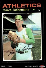 1971 Topps #84 Marcel Lachemann Athletics 5 - EX