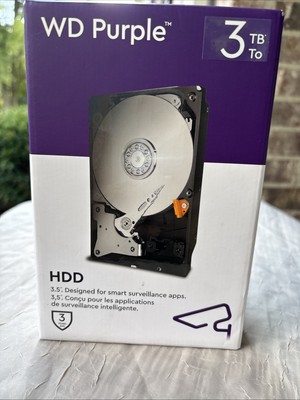 Western Digital 3TB WD Purple Surveillance Internal Hard Drive HDD