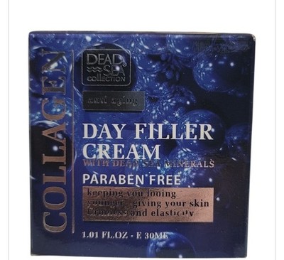 Dead Sea Collection Anti Aging Collagen Day Filler Cream Minerals 1.01 oz