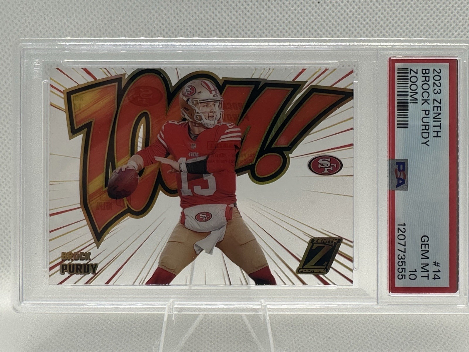 2023 Zenith Brock Purdy Zoom PSA 10