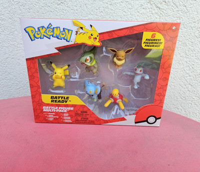 Jazwares Pokémon Battle Ready Battle Figure Multi-Pack Pikachu Evoli PKW2641