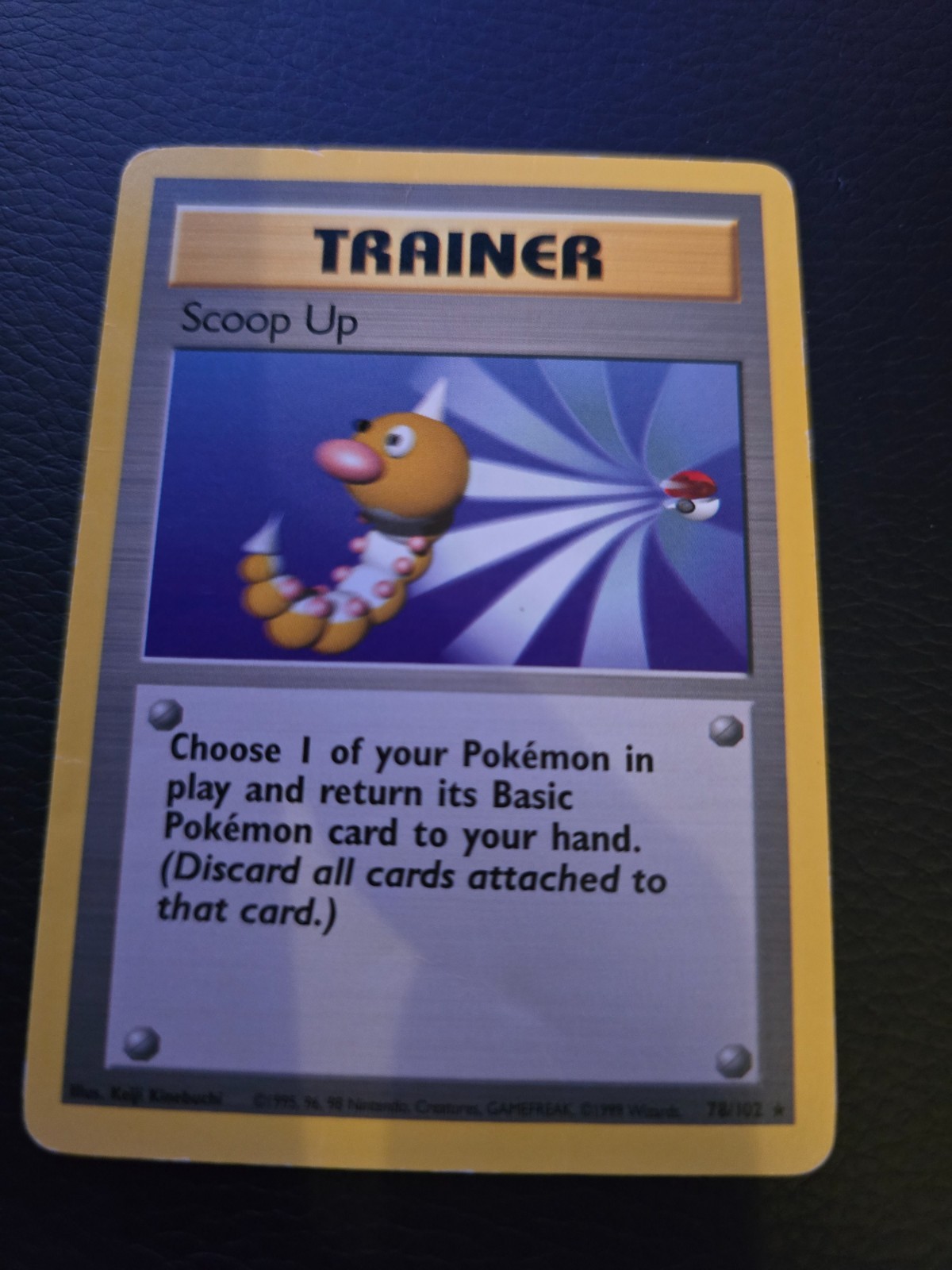 Scoop Up 78/102 Base Set Pokemon Card WOTC