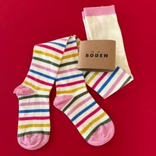 Mini Boden Adorable  STRIPED  Tights   6-7 Years, 122 cm. Cozy-Warm Gift 