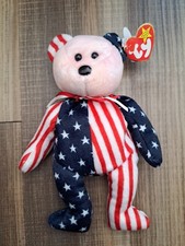 spangle beanie baby 1999 pink face