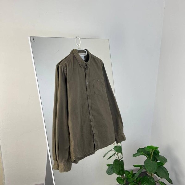 Men Norse Project Shirt Khaki L