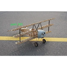 DIY Fokker Dr.I Red Baron Wood Plane Airplane Kit Model Toy Kits Wingspan 102cm-