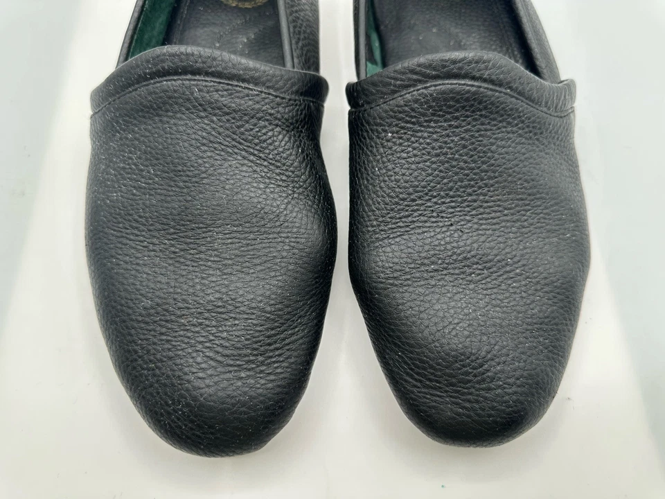 L.B. ZAPATILLAS EVANS PARA HOMBRE ARISTOCRAT OPERA NEGRAS CUERO GRANO COMPLETO TALLA 11 Foto 2 de 4