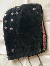 COSTUME ALSACIEN BONNET EN VELOURS NOIR NOEUD ALSACIEN 