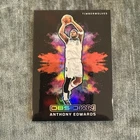 2024-25 Panini Obsidian Anthony Edwards Black Color Blast #4 Case Hit SSP LAKERS