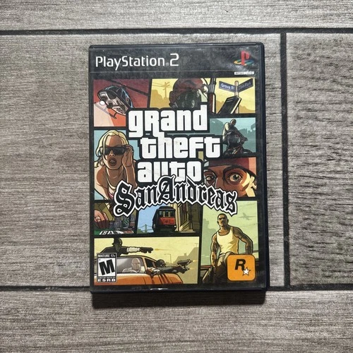 Grand Theft Auto: San Andreas!  Sony Playstation 2! Tested!
