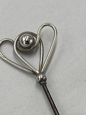 ANTIQUE SILVER CHARLES HORNER HAT PIN (A994)
