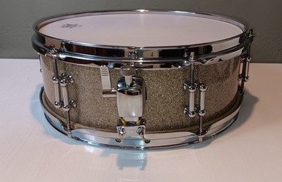 Unique Vintage Snare 14'' x 5'' Tromsa beech shell re rings / all new hardware