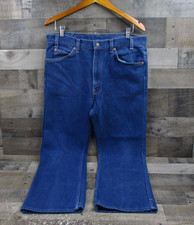 Vintage Levis 517 Jeans Mens 36x31 Blue Bootcut Flare Leg Denim Made USA 80s