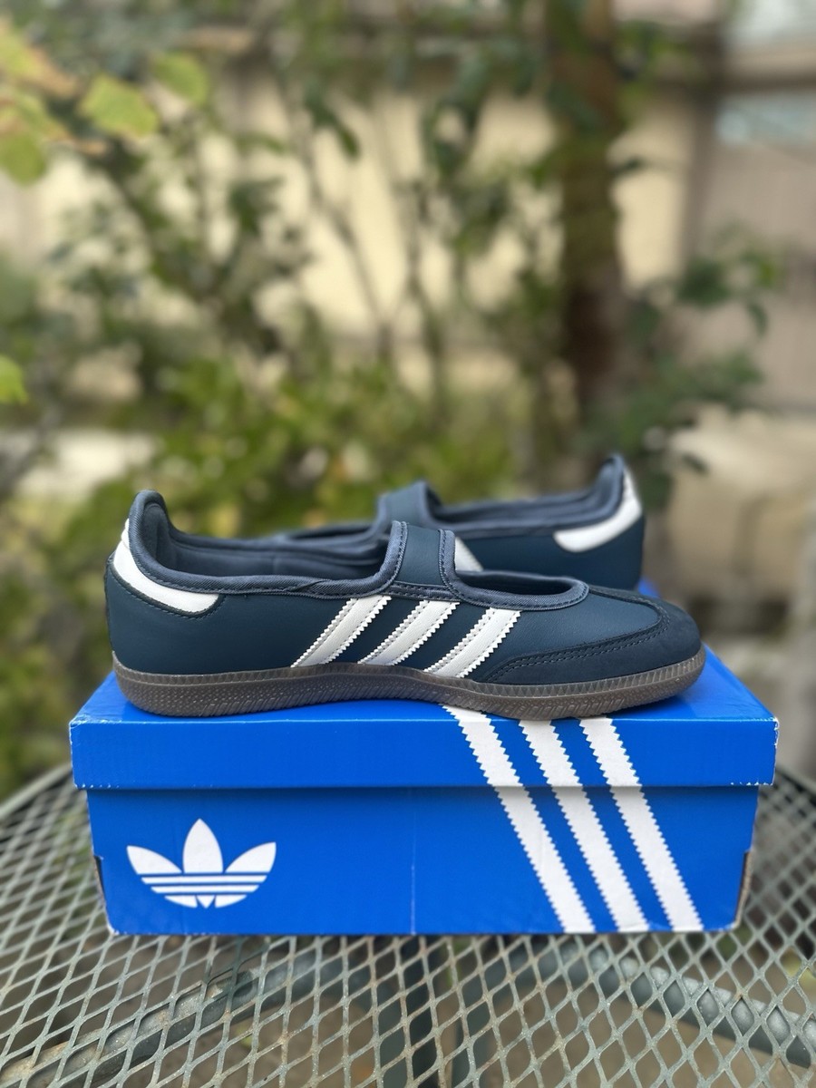 Adidas Samba Jane Crew Navy White Women's Sneakers Shoes IH6484