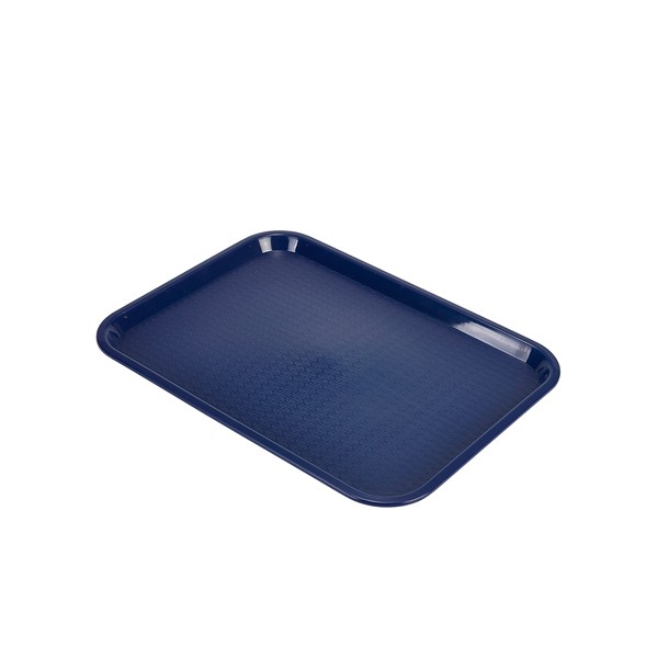 Tray Blue Plastic-Polypropylene Bars Fast Food Serving Tray Large