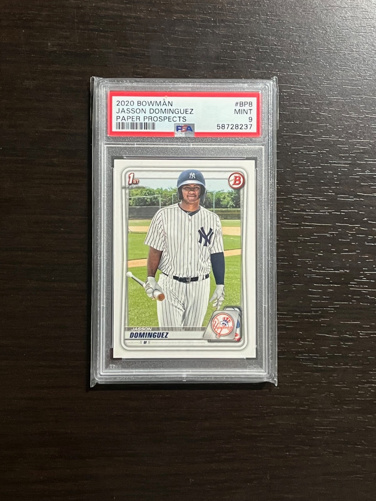 JASSON DOMINGUEZ 2020 Bowman 1st Paper Prospects Card #BP-8 PSA 9 Mint! Yankees