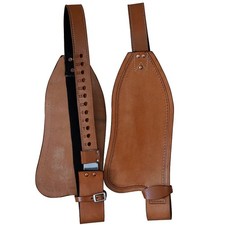 Western Pferdesattel Ersatz Leder Schutzbleche Paar Set für erwachsenes Pferd