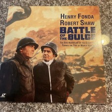 Battle Of The Bulge LaserDisc LD Movie Henry Fonda, Robert Shaw 1965