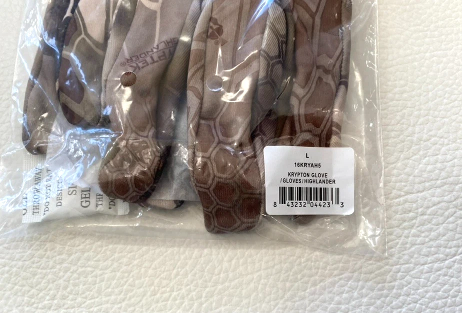 Kryptek Krypton Gloves Men's Large Highlander 16KRYAH5 Hunting Gloves - Image 4 of 4