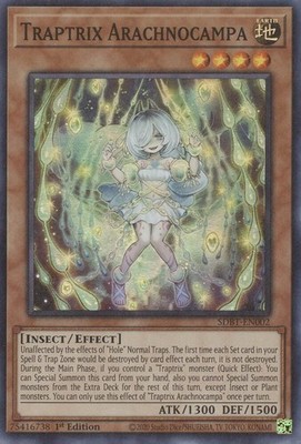 Traptrix Arachnocampa 1st Edition Super Rare  SDBT-EN002 LP