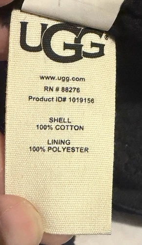 UGG Men's Large Black Button-Front Fleece Lined Jacket image 6