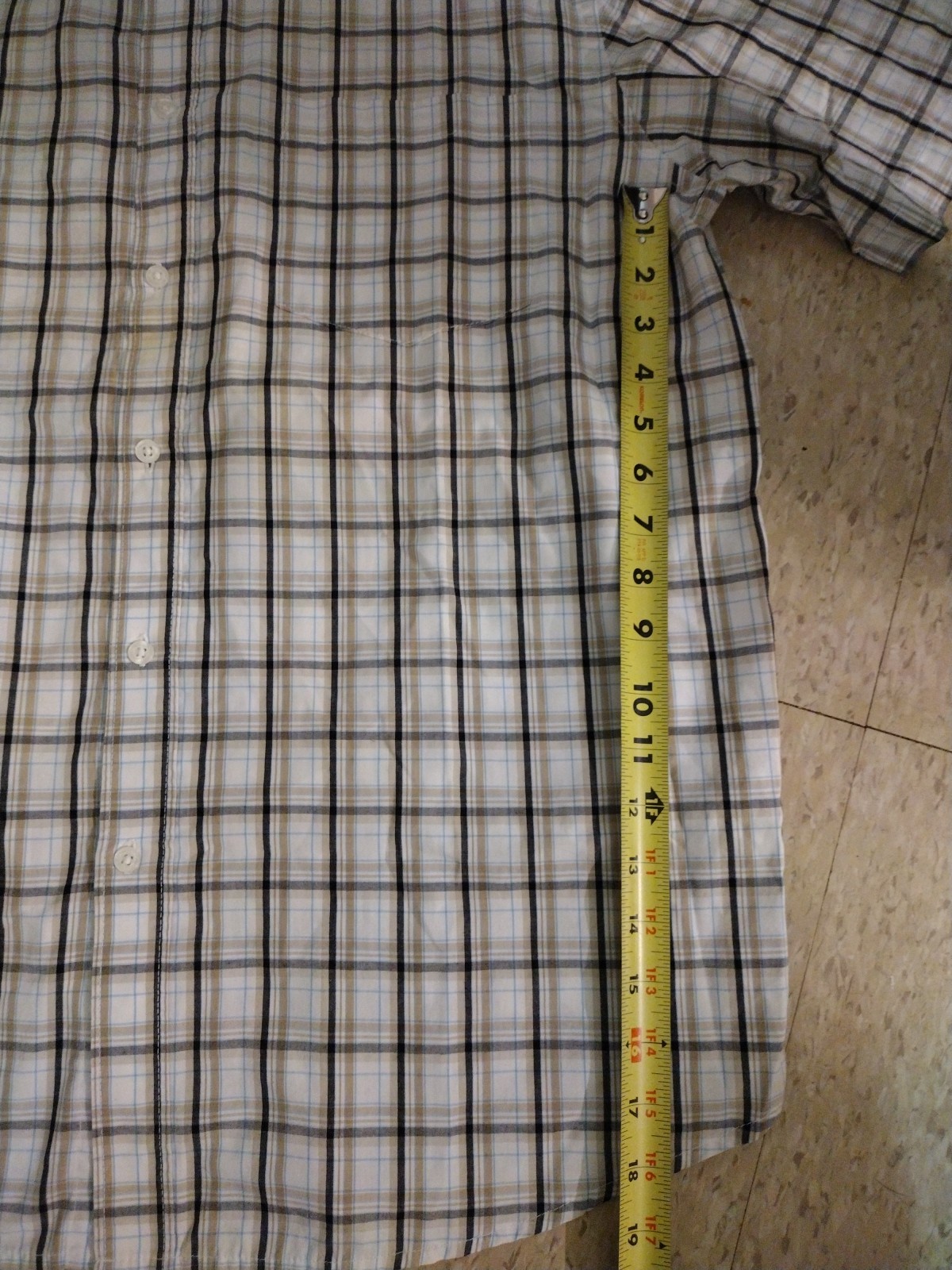 Basic Editions Sears Button Up Down Shirt Men's S… - image 10