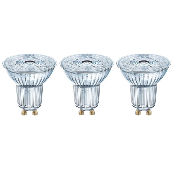 3 X Osram Led Lampen Glas Reflektor 4,3W = 50W GU10 350Lm Warmweiß 2700K 36°-image