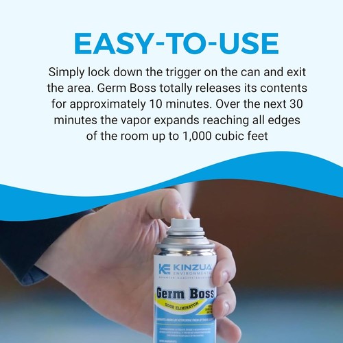 Germ Boss Strong Odor Eliminator, schnell wirkender Reinigungs- & Desodorierungsnebel, ... - Bild 7 von 7
