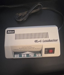 Ibico GL-4 Small Laminator Home/Office/School 4" Width