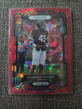 2024 Panini Prizm Draft Picks - Edgerrin Cooper #154 Red Ice Prizm (RC)