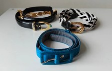Vintage Belt Bundle 1980s 1990s Gold Medusa Emblem Festival Romantic  SkinnyBelt