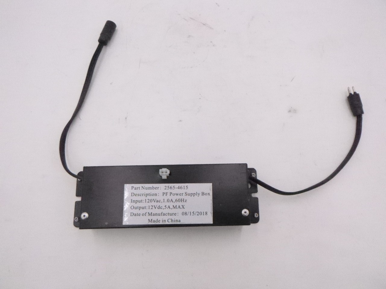 PF Power Supply Box 120Vac, 1.0A, 60Hz 2565-4615