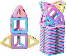 Magnetic Building Blocks Set for Kids Aged 3 