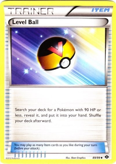Level Ball - 89/99 - Uncommon - Lightly Played