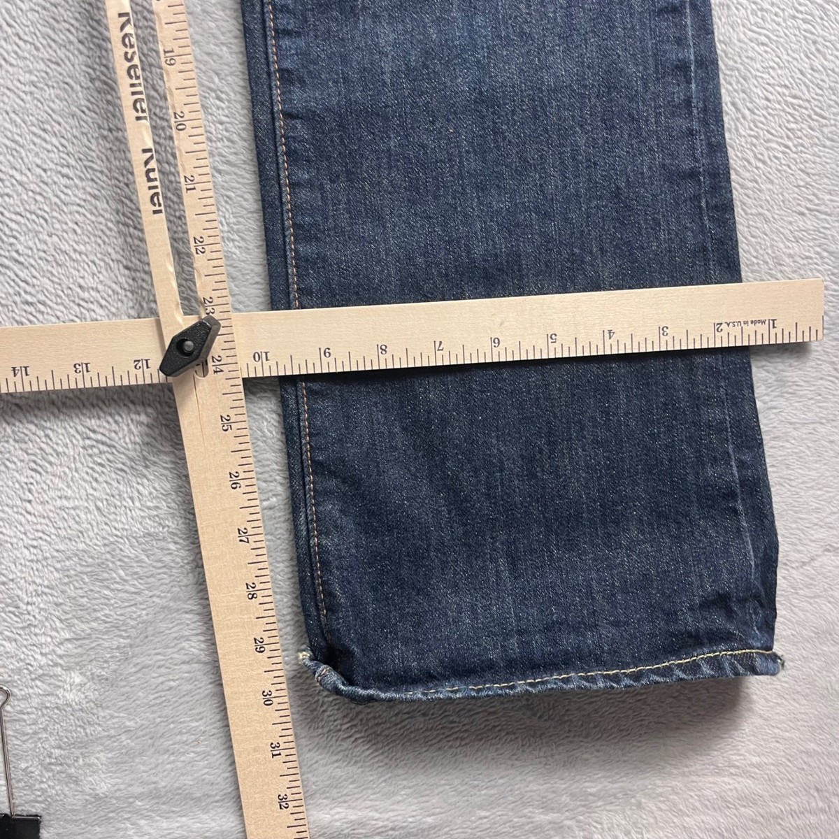 Abercrombie & Fitch Baxter Low Rise Slim Boot Jeans Dark Wash Mens 