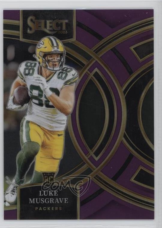 2023 Panini Select Premier Level Purple Prizm /75 Luke Musgrave Rookie RC 0ud4